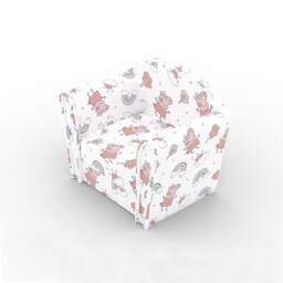 Kidsaw Kids Mini Chair Sofa Peppa Pig White - thumbnail 5