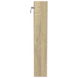 Berkfield Home Vitrine Cabinet Sonoma Oak 100x8.5x50 cm Engineered Wood in Light Oak - thumbnail 5
