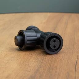Samuel Alexander 9cm x 10cm Black Plastic T Connector Max For Connectable Lights - Size: 9 cm x 10 cm - thumbnail 6