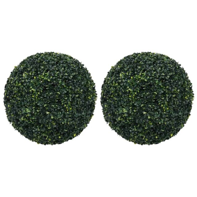 Berkfield Home Artificial Boxwood Balls 2 pcs 52 cm in Green - image 1