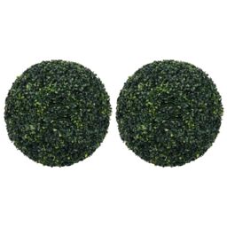 Berkfield Home Artificial Boxwood Balls 2 pcs 52 cm in Green - thumbnail 1