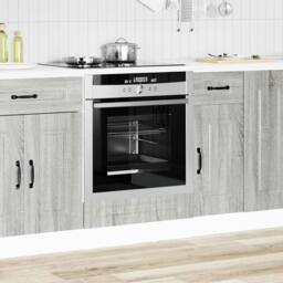 Berkfield Home Oven Cabinet Kalmar Grey Sonoma Engineered Wood - thumbnail 3