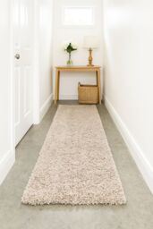 Kukoon Beige Soft Shaggy Rug Cream Fluffy Deep Pile Warm Bedroom Carpet Runner Mat - Size: 120 cm x 170 cm - thumbnail 7