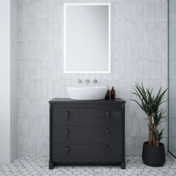 Loops 600 x 900mm IP44 LED Bathroom Mirror & Demister - Tunable White Diffused Border - thumbnail 3