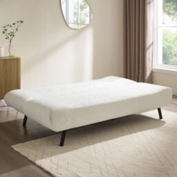 Home Detail Eadie Sofa Bed in White - Size: 3 Seater - thumbnail 2