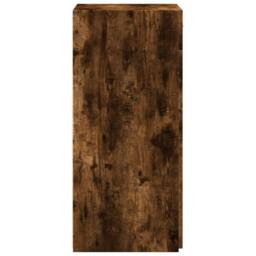 Berkfield Home Sideboard Smoked Oak 50x42.5x93 cm Engineered Wood in Brown - thumbnail 5