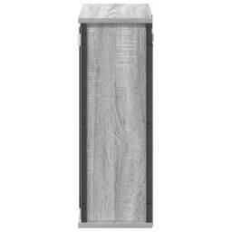 Berkfield Home Bathroom Wall Cabinet with Mirror Grey Sonoma 50x21x60 cm - Size: 50 x 21 x 60 cm - thumbnail 7
