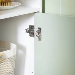 SoBuy Bathroom Low Cabinet - 3 Shelves & 2 Doors in Green - thumbnail 7