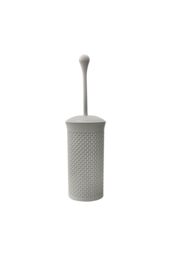 JVL Droplette Toilet Brush Set - Ice Grey in Light Grey - thumbnail 2