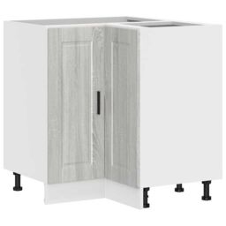 Berkfield Home Kitchen Corner Base Cabinet¬†Porto Grey Sonoma Engineered Wood - thumbnail 2