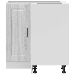 Berkfield Home Kitchen Corner Base Cabinet¬†Porto Grey Sonoma Engineered Wood - thumbnail 5