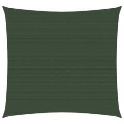 Berkfield Home Sunshade Sail 160 g/m ² Dark Green 3.6x3.6 m HDPE - thumbnail 1