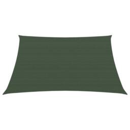 Berkfield Home Sunshade Sail 160 g/m ² Dark Green 3.6x3.6 m HDPE - thumbnail 2