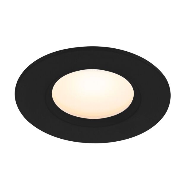 Nordlux Modern Indoor Downlight Black Plastic Intergrated LED 2-Level Dimming - Mains Powered, IP65 - image 1