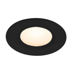 Nordlux Modern Indoor Downlight Black Plastic Intergrated LED 2-Level Dimming - Mains Powered, IP65 - thumbnail 1