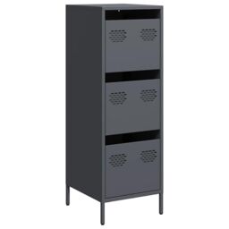 Berkfield Home Highboard Anthracite 39x35x103.5 cm Steel - thumbnail 2
