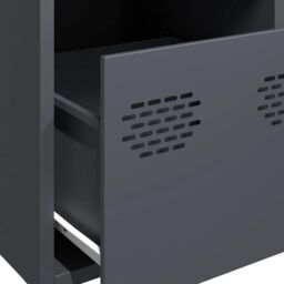 Berkfield Home Highboard Anthracite 39x35x103.5 cm Steel - thumbnail 9
