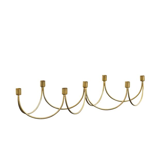 Melody Maison Gold Wave Multi Candle Holder - image 1