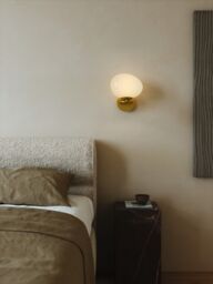 Nordlux Premium Indoor Wall Light Brass Metal E14 Hand Blown Glass - No, IP20 in Gold - thumbnail 8