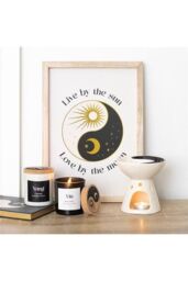 KDMD Set of 2 Yin Yang Black Oud & Coconut Candles in White - thumbnail 6