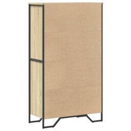 Berkfield Home Highboard Sonoma Oak 79.5x35.5x137.5 cm Engineered wood in Brown - thumbnail 6