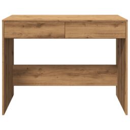 Berkfield Home Desk Artisan Oak 101x50x76.5 cm Engineered Wood in Brown - thumbnail 5