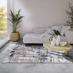 THE RUGS Imagination Shortpile Rug Runner Malard Polyester Abstract Modern Rug in Navy - Size: 160 cm x 230 cm - thumbnail 6