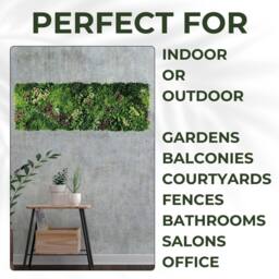 Ark Mat Lakeside Artificial Plant Wall Panels 3m² - Indoor & Outdoor in Green - thumbnail 8