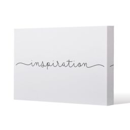 Benjamin Tate Design Text Inspiration (Canvas Print) / 61 x 41 x 4cm in Natural - Size: 61 x 41 x 4 cm - thumbnail 1