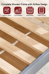 Home Discount Junior Vida Gemini Detachable Bunk Bed Children Kids Bedroom Furniture in Grey - Size: Single - thumbnail 8