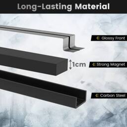 Costway Magnetic Tool Holder Heavy-Duty Magnetic Bar Strong Load Capacity in Silver - thumbnail 7