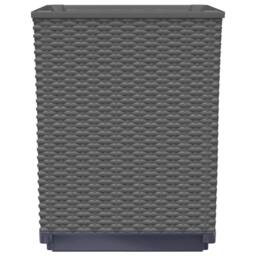 Berkfield Home Planters 2 pcs Black 30x30x37 cm Polypropylene - Size: 30 x 30 x 37 cm - thumbnail 5