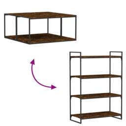 Berkfield Home Wall Shelves 4 pcs Smoked Oak 80x40x1.5 cm Engineered Wood in Brown - thumbnail 7