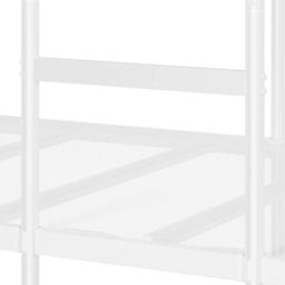 Berkfield Home Bunk Bed without Mattress White 75x190 cm Small Single Steel - thumbnail 9