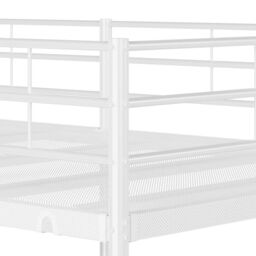 Berkfield Home Bunk Bed without Mattress White 75x190 cm Small Single Steel - thumbnail 8