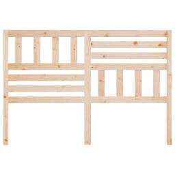 Berkfield Home Bed Headboard 166x4x100 cm Solid Wood Pine in Brown - Size: 166 x 4 x 100 cm - thumbnail 4