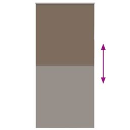 Berkfield Home Roller Blind Blackout Coffee 110x230 cm Fabric Width 105.7 cm Polyester in Brown - thumbnail 5