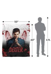 ViacomCBS/Nickelodeon Dexter Blood Never Lies Silky Touch Super Soft Throw Blanket 152 X 127 cm in White - thumbnail 5