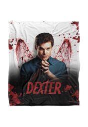 ViacomCBS/Nickelodeon Dexter Blood Never Lies Silky Touch Super Soft Throw Blanket 152 X 127 cm in White - thumbnail 1