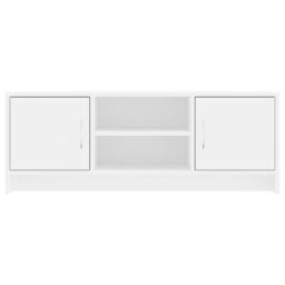 Berkfield Home TV Cabinet White 102x30x37.5 cm Engineered Wood - thumbnail 5