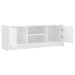 Berkfield Home TV Cabinet White 102x30x37.5 cm Engineered Wood - thumbnail 6