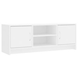 Berkfield Home TV Cabinet White 102x30x37.5 cm Engineered Wood - thumbnail 2