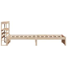 Berkfield Home Beautiful Bed Frame with Headboard without Mattress 75x190 cm Sma in Light Tan - Size: Small Single - thumbnail 7