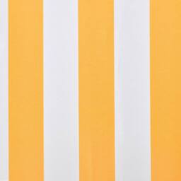 Berkfield Home Awning Top Sunshade Canvas Orange & White 450x300 cm - thumbnail 3
