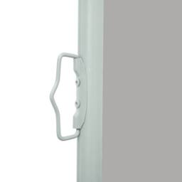 Berkfield Home Patio Retractable Side Awning 140x500 cm Grey - thumbnail 4