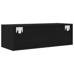 Berkfield Home TV Cabinets 2 pcs Black Oak 80x31x25.5 cm Engineered Wood - thumbnail 9