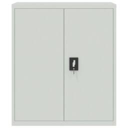 Berkfield Home Durable File Cabinet Light Grey 90x40x145 cm Steel - Size: 90 x 40 x 145 cm - thumbnail 8