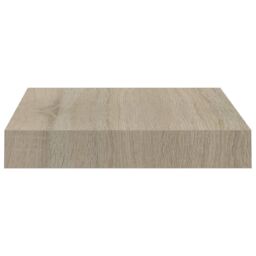 Berkfield Home Floating Wall Shelves 4 pcs Oak 23x23.5x3.8 cm MDF in Brown - thumbnail 6