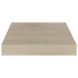Berkfield Home Floating Wall Shelves 4 pcs Oak 23x23.5x3.8 cm MDF in Brown - thumbnail 5