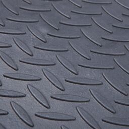Nicola Spring Heavy Duty Rubber Boot Tray - 80 x 40cm - Black - Pack of 2 - Size: 40 cm x 80 cm - thumbnail 5